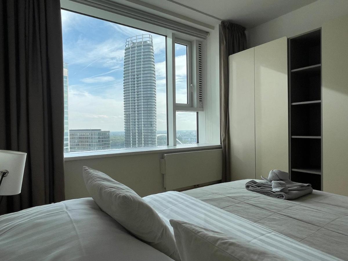 Sag Panorama Apartment 3 Rooms 19Th Floor Great View Free Parking 布拉迪斯拉发 外观 照片